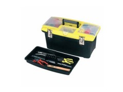 SKRZYNIA NARZĘDZIOWA JUMBO + ORGANIZER (METALOWE ZACZEPY) 19"